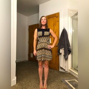 Short dress navy blue